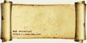 Milana Pribanović vizit kartica